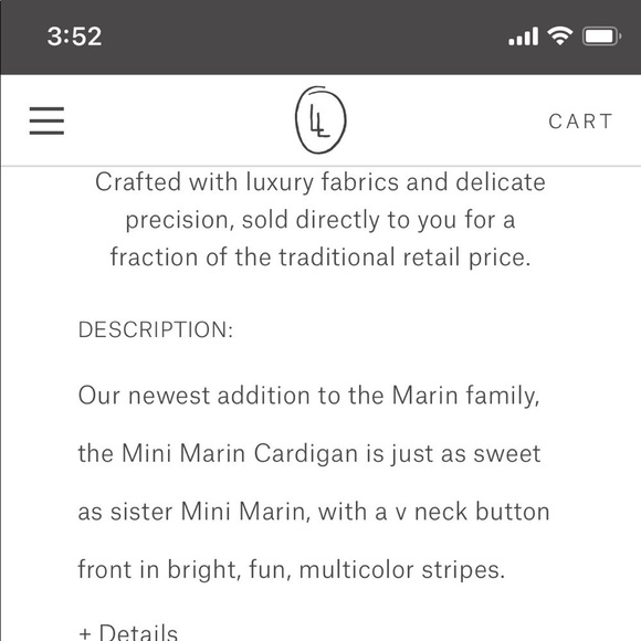 NWT La Ligne Mini Marin Cardigan - Picture 5 of 10